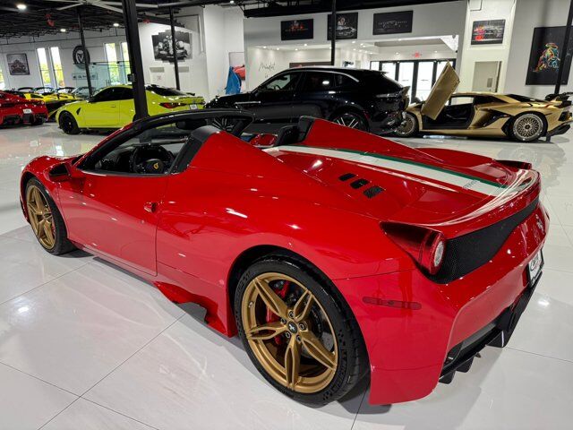 2015 Ferrari 458 Speciale Aperta Rosso Corsa paint, Livrea Tricolore E Oro, carbon racing seats AND MUCH MORE!! Fort Lauderdale FL
