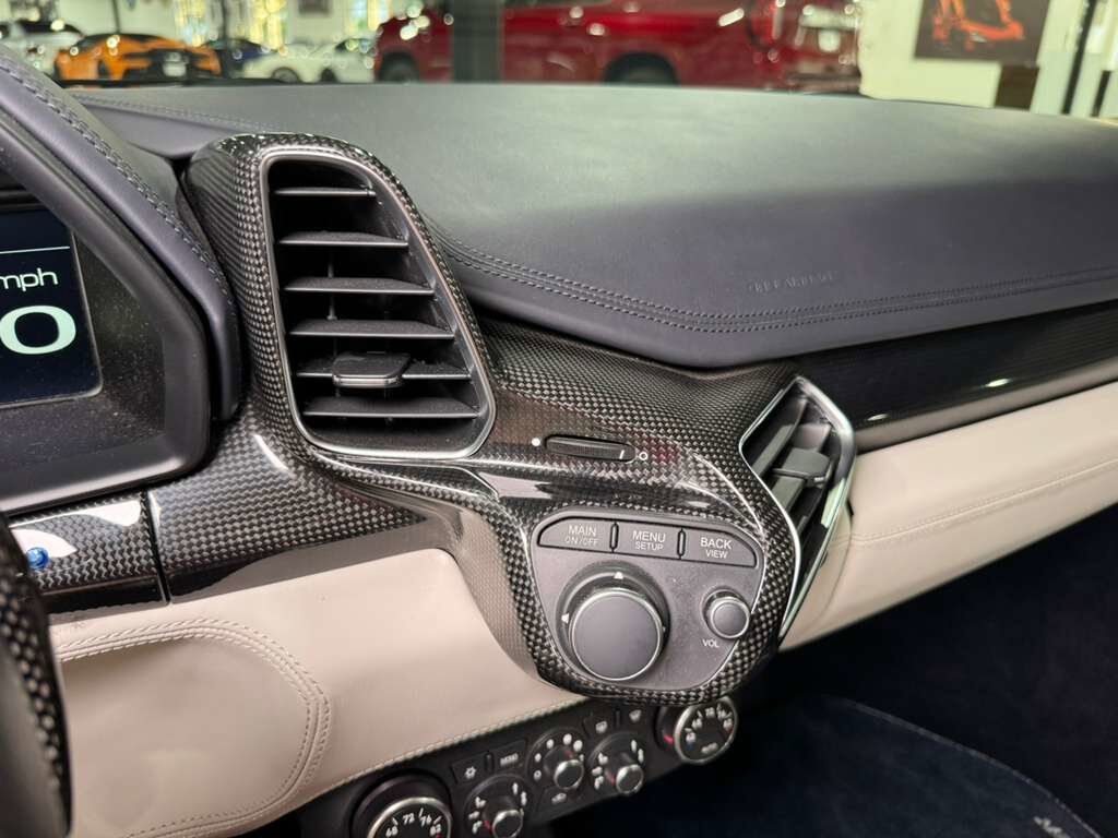 2015 Ferrari 458 Spider Blu Mirabeau paint, JBL Professional audio system, carbon fiber racing seats AND MUCH MORE!! Fort Lauderdale FL