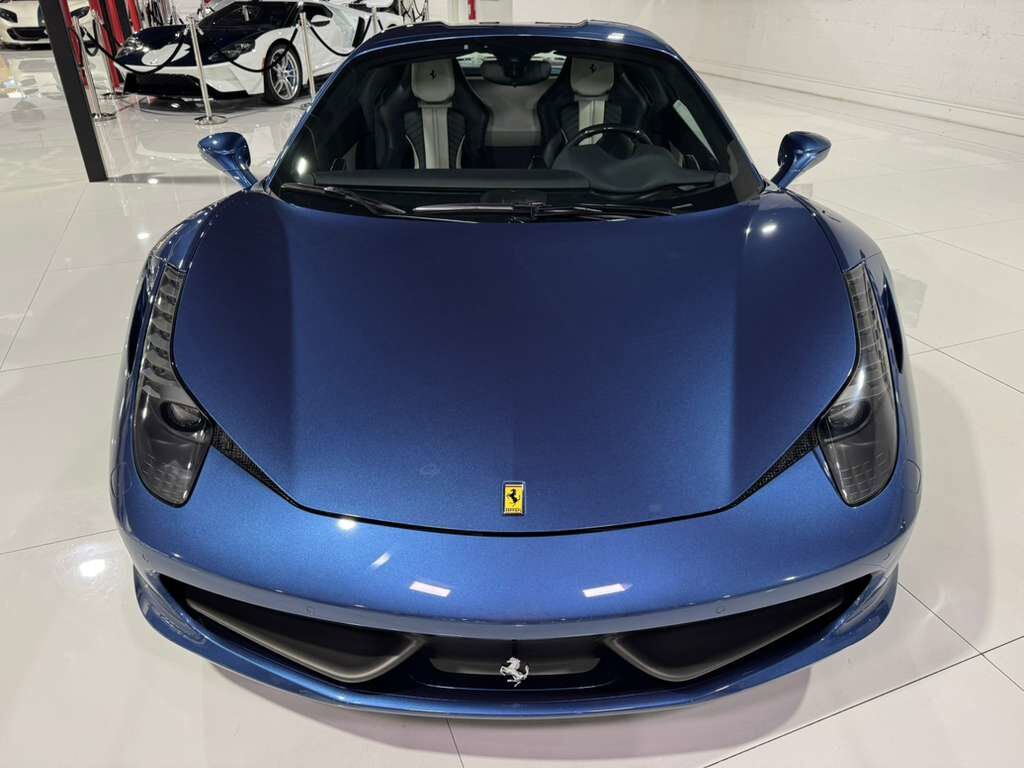 2015 Ferrari 458 Spider Blu Mirabeau paint, JBL Professional audio system, carbon fiber racing seats AND MUCH MORE!! Fort Lauderdale FL