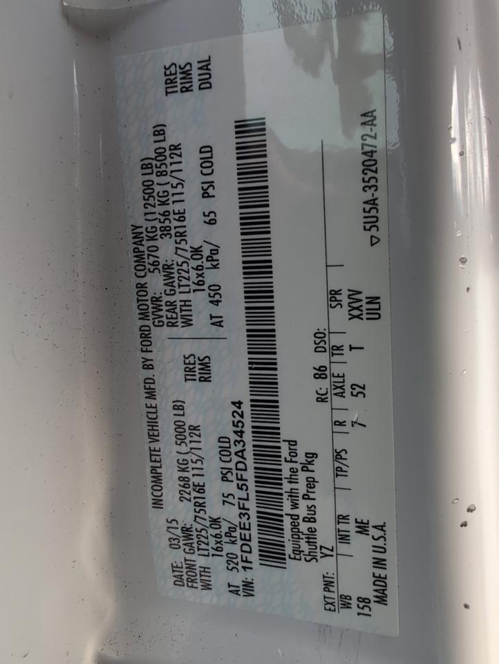 2015 Ford CHAMPION CHALLENGER