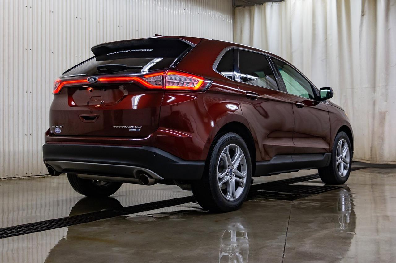 2015 Ford Edge AWD Titanium Leather Nav BCam Red Deer AB