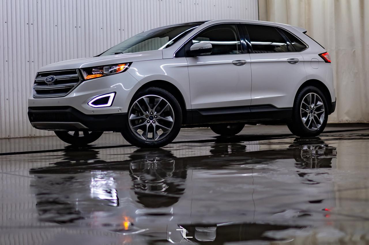 2015 Ford Edge AWD Titanium Leather Roof Nav BCam Red Deer AB