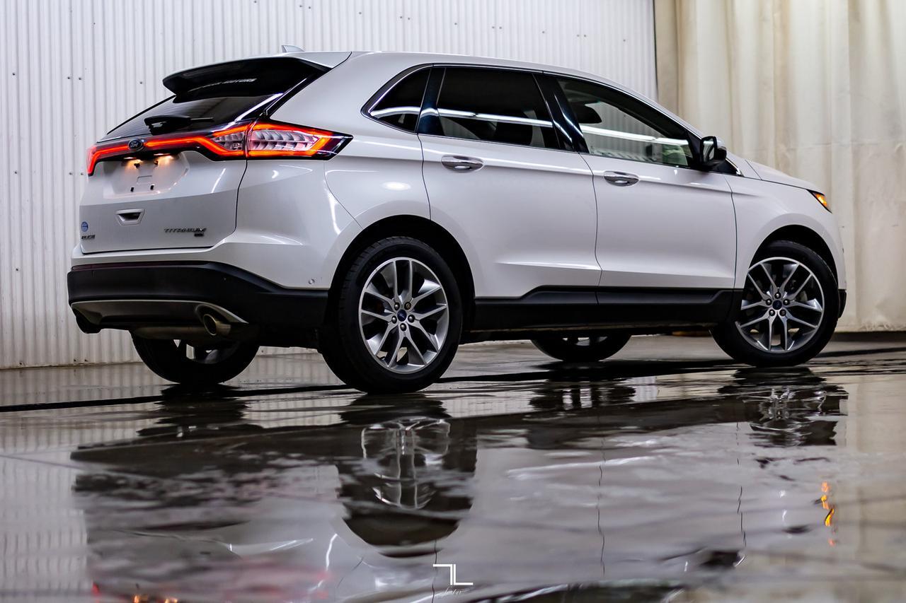 2015 Ford Edge AWD Titanium Leather Roof Nav BCam Red Deer AB