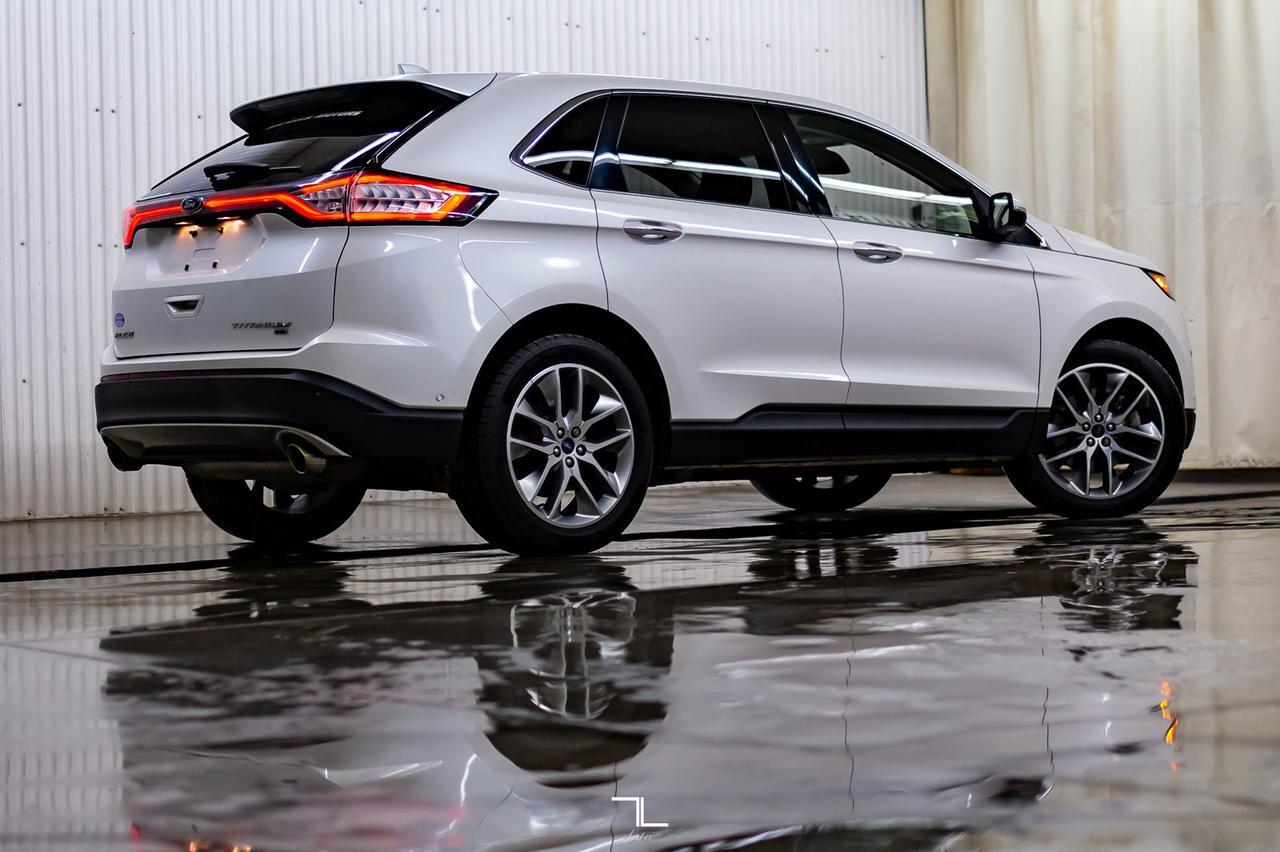 2015 Ford Edge AWD Titanium Leather Roof Nav BCam Red Deer AB