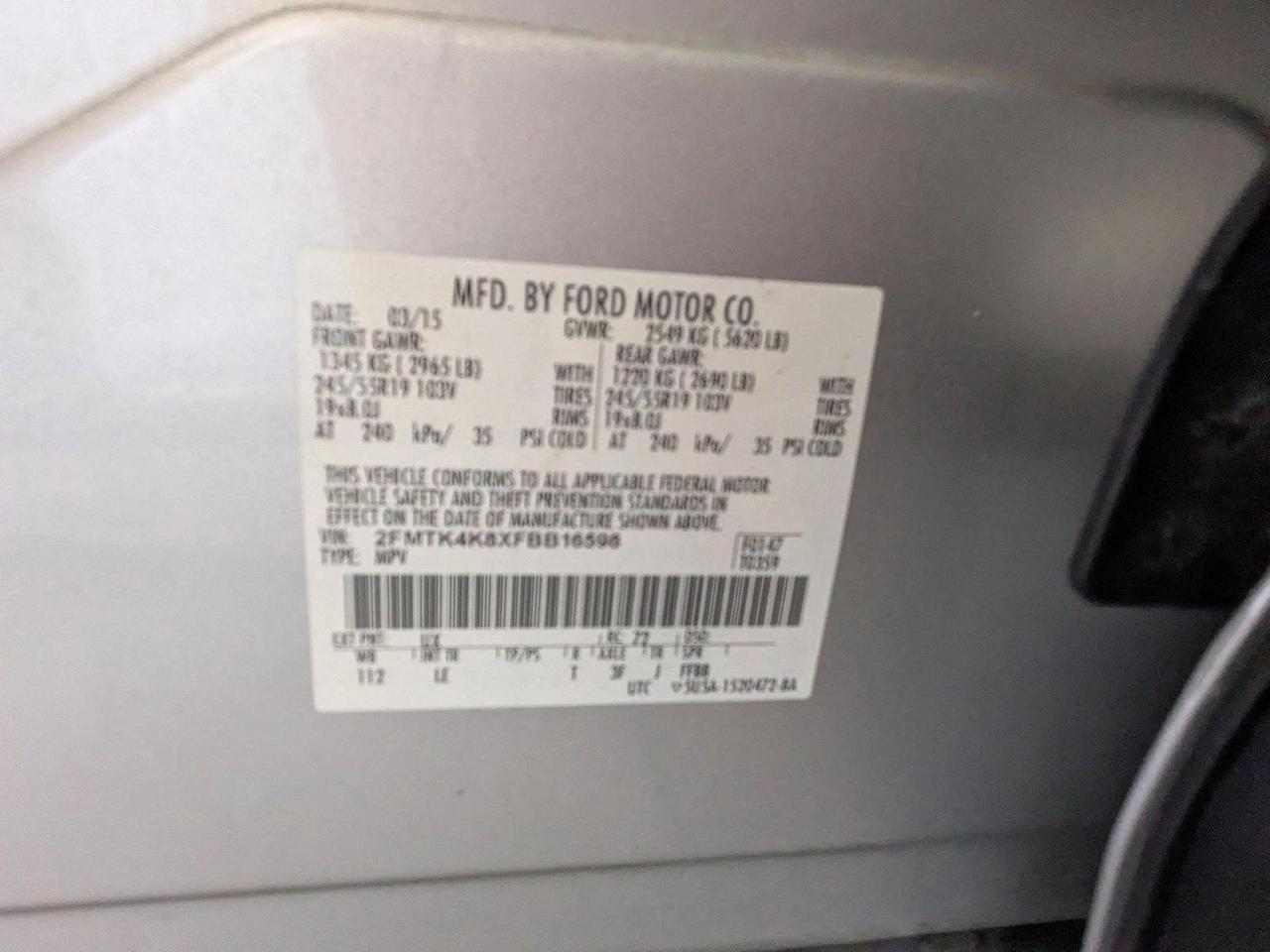 2015 Ford Edge Titanium Roseville CA