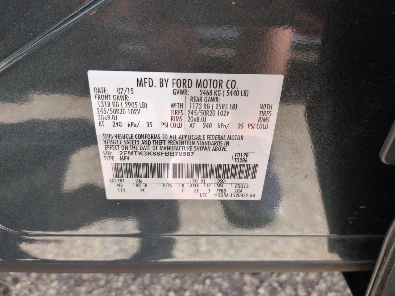 2015 Ford Edge Titanium Winder GA