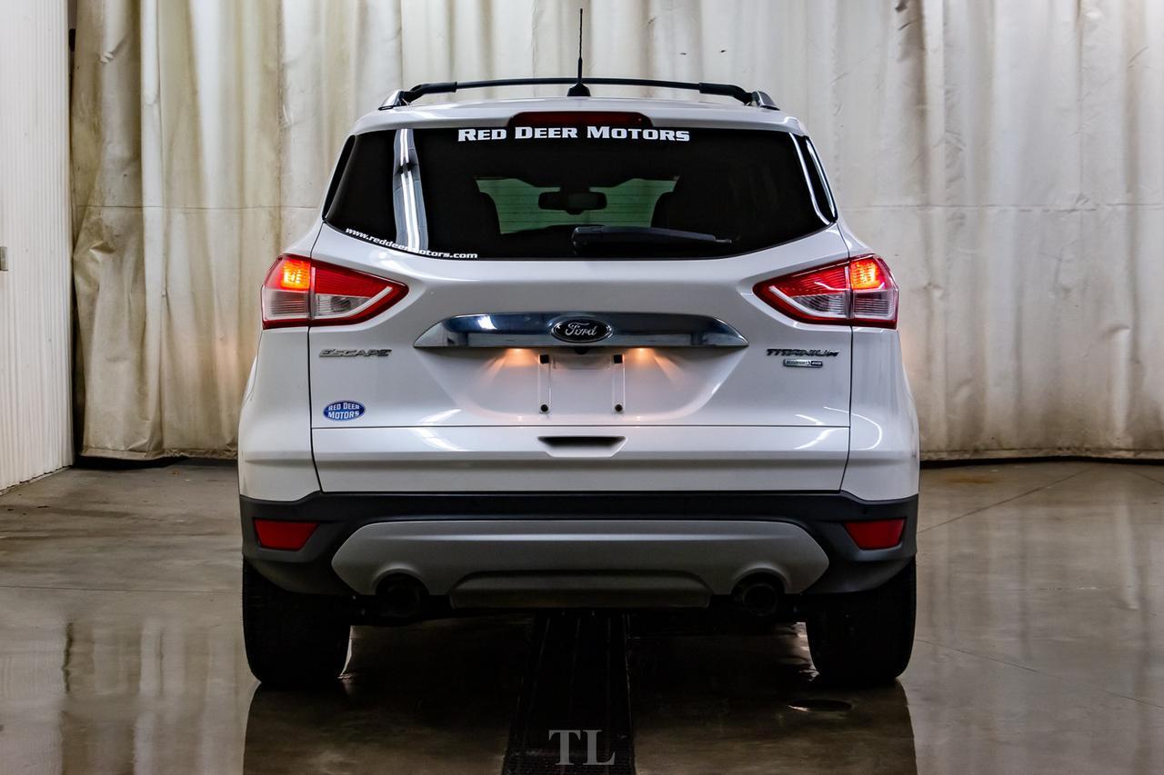 2015 Ford Escape AWD Titanium Leather Roof Nav BCam Red Deer AB