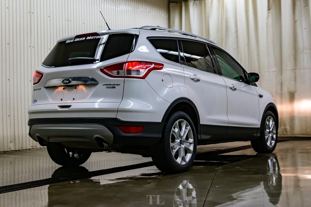 2015 Ford Escape AWD Titanium Leather Roof Nav BCam Red Deer AB