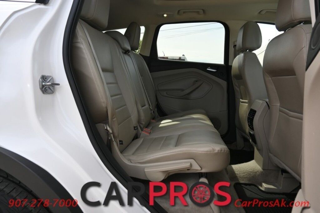 2015 Ford Escape Titanium - AWD - Auto Start - Power & Heated Leather Seats - Panoramic Sunroof - Bluetooth & AUX - Dual Climate Control - Power Liftgate - Back Up Camera - Blind Spot Alert - Keyless Entry & Start - Aluminum Wheels Anchorage AK