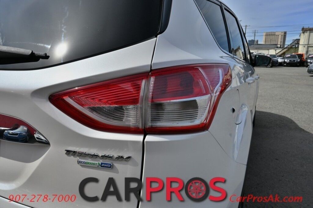 2015 Ford Escape Titanium - AWD - Auto Start - Power & Heated Leather Seats - Panoramic Sunroof - Bluetooth & AUX - Dual Climate Control - Power Liftgate - Back Up Camera - Blind Spot Alert - Keyless Entry & Start - Aluminum Wheels Anchorage AK
