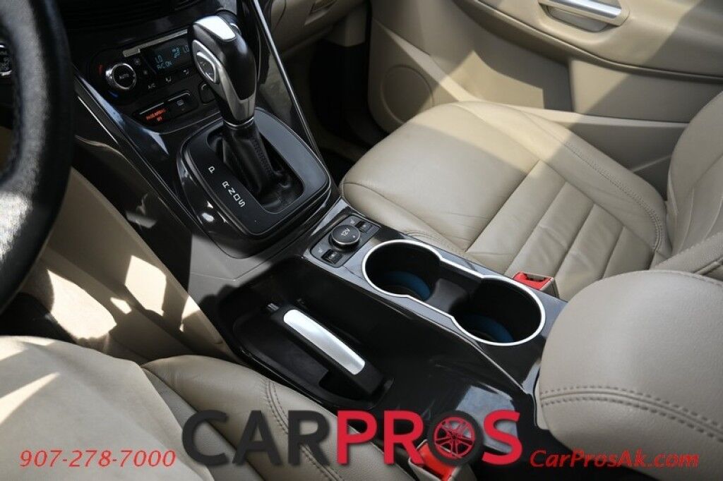 2015 Ford Escape Titanium - AWD - Auto Start - Power & Heated Leather Seats - Panoramic Sunroof - Bluetooth & AUX - Dual Climate Control - Power Liftgate - Back Up Camera - Blind Spot Alert - Keyless Entry & Start - Aluminum Wheels Anchorage AK