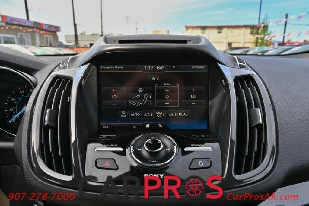 2015 Ford Escape Titanium - AWD - Auto Start - Power & Heated Leather Seats - Panoramic Sunroof - Bluetooth & AUX - Dual Climate Control - Power Liftgate - Back Up Camera - Blind Spot Alert - Keyless Entry & Start - Aluminum Wheels Anchorage AK