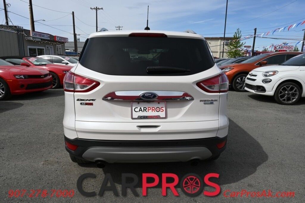 2015 Ford Escape Titanium - AWD - Auto Start - Power & Heated Leather Seats - Panoramic Sunroof - Bluetooth & AUX - Dual Climate Control - Power Liftgate - Back Up Camera - Blind Spot Alert - Keyless Entry & Start - Aluminum Wheels Anchorage AK