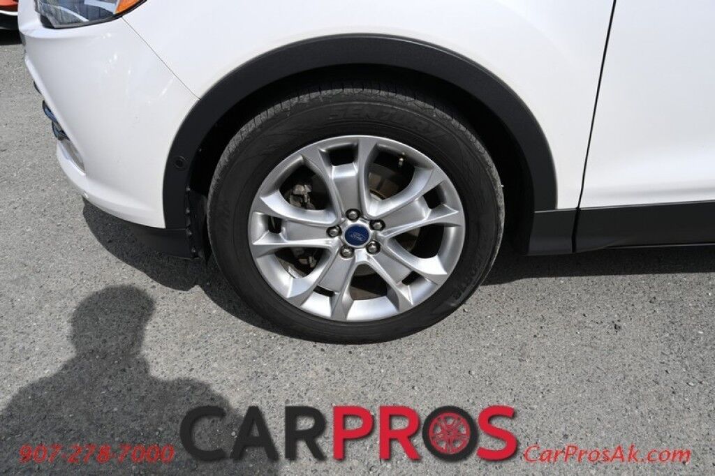 2015 Ford Escape Titanium - AWD - Auto Start - Power & Heated Leather Seats - Panoramic Sunroof - Bluetooth & AUX - Dual Climate Control - Power Liftgate - Back Up Camera - Blind Spot Alert - Keyless Entry & Start - Aluminum Wheels Anchorage AK