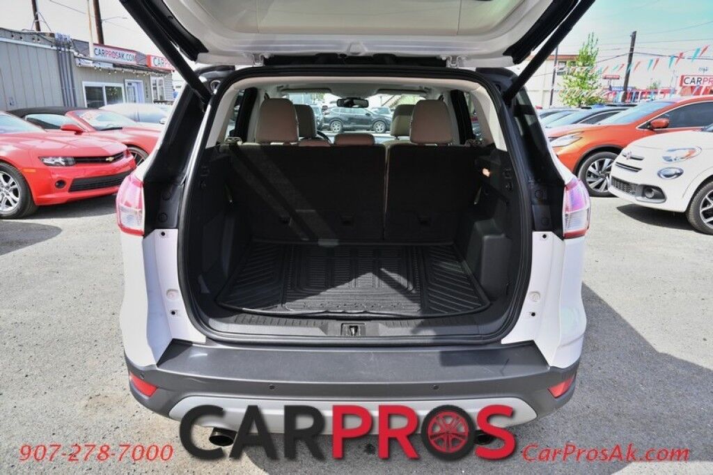 2015 Ford Escape Titanium - AWD - Auto Start - Power & Heated Leather Seats - Panoramic Sunroof - Bluetooth & AUX - Dual Climate Control - Power Liftgate - Back Up Camera - Blind Spot Alert - Keyless Entry & Start - Aluminum Wheels Anchorage AK