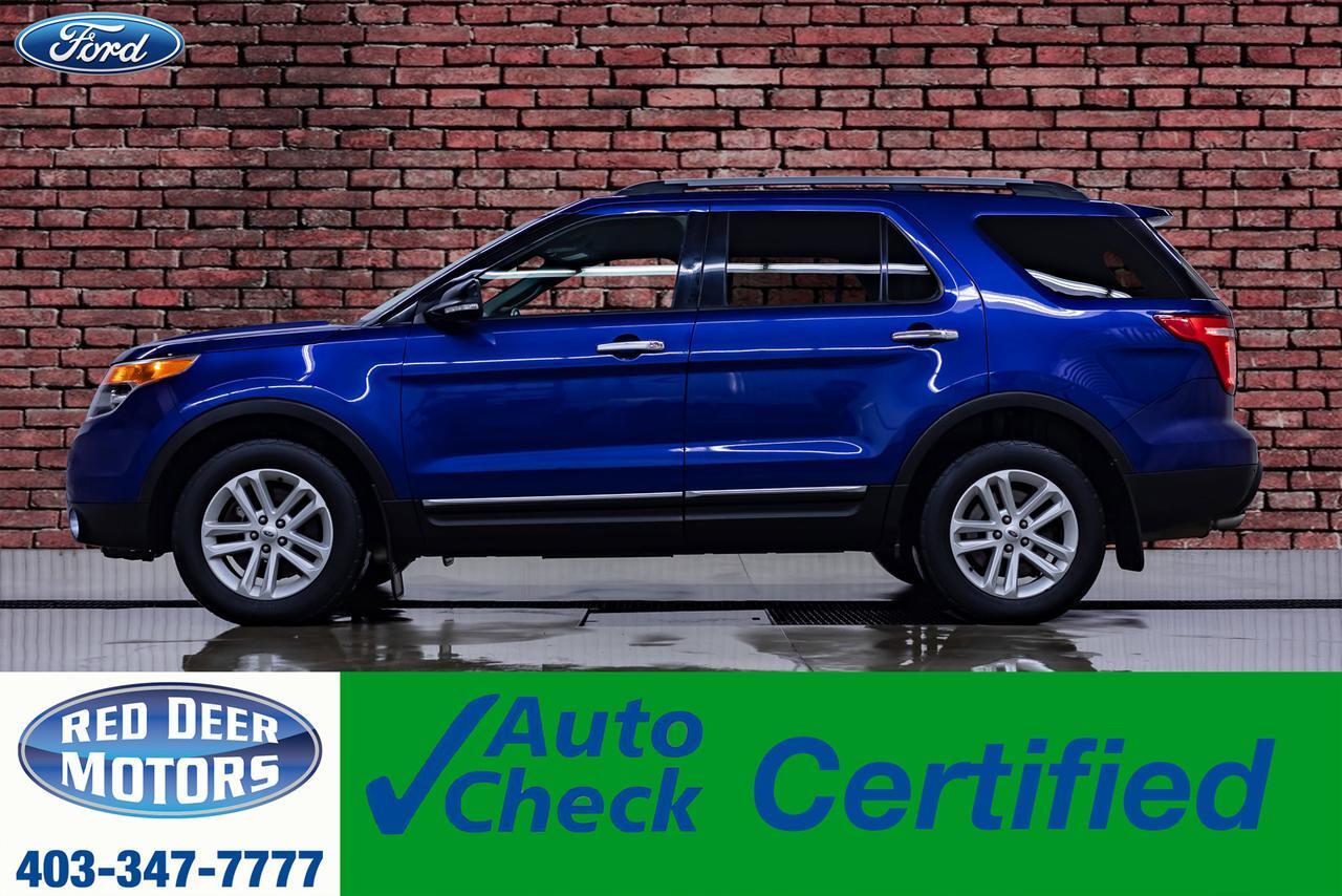 2015 Ford Explorer AWD XLT Luxury Leather BCam 7 Passenger Red Deer AB