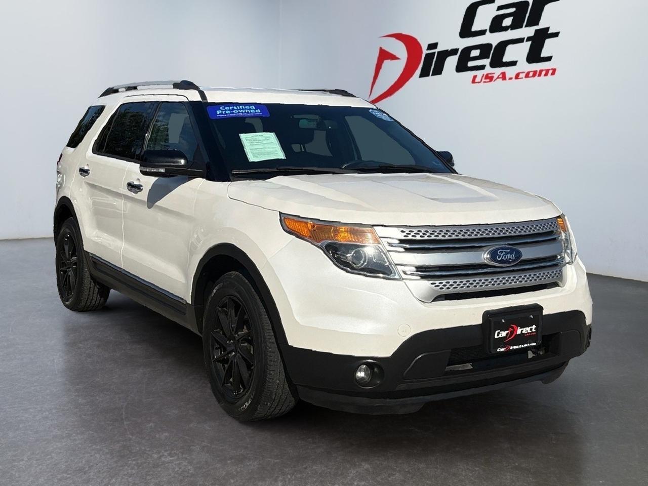 2015 Ford Explorer XLT, ROOF RACKS, POWER LIFTGATE, TOW PACKAGE, REMOTE START, 3RD ROW SEATING, NAVIGATION, HEATED SEATS, 2ND ROW BENCH SEATS, BACKUP CAMERA, PARKING SENSORS, LOW MILES, CLEAN CARFAX, EXPLORE THE ROAD IN THIS FORD!