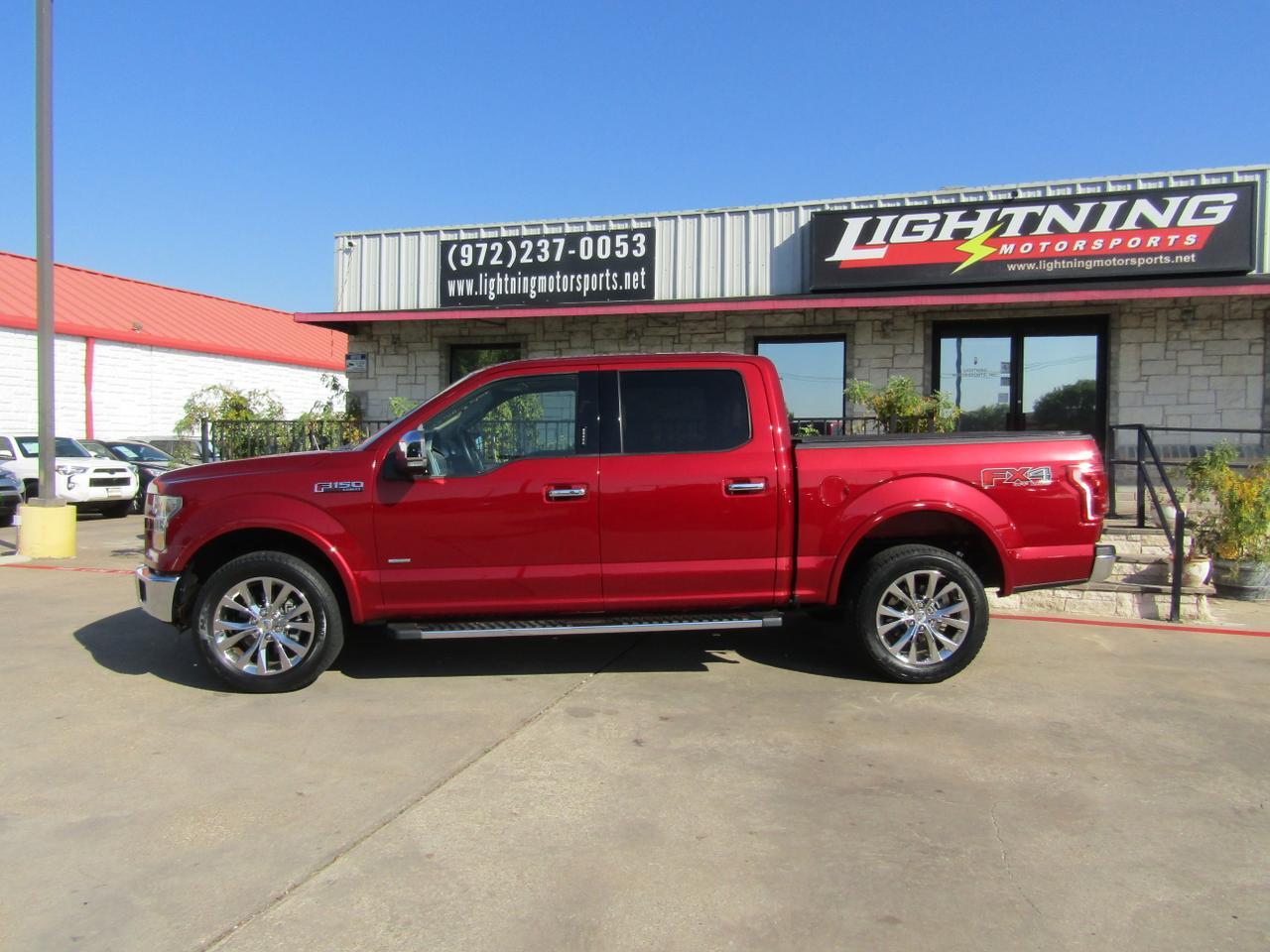 2015 Ford F-150 4WD SuperCrew 145 Lariat Grand Prairie TX