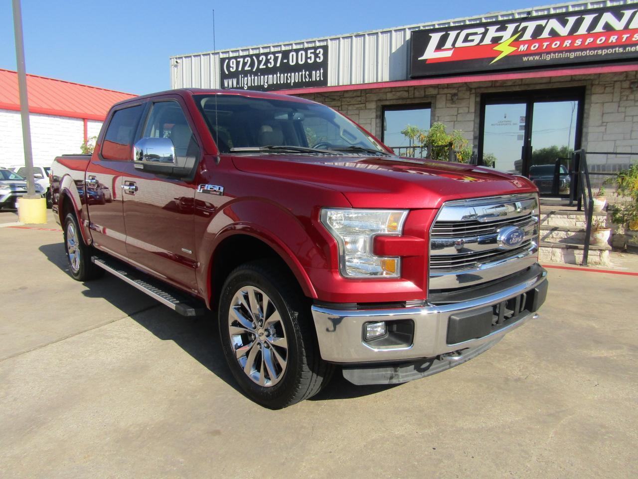 2015 Ford F-150 4WD SuperCrew 145 Lariat Grand Prairie TX