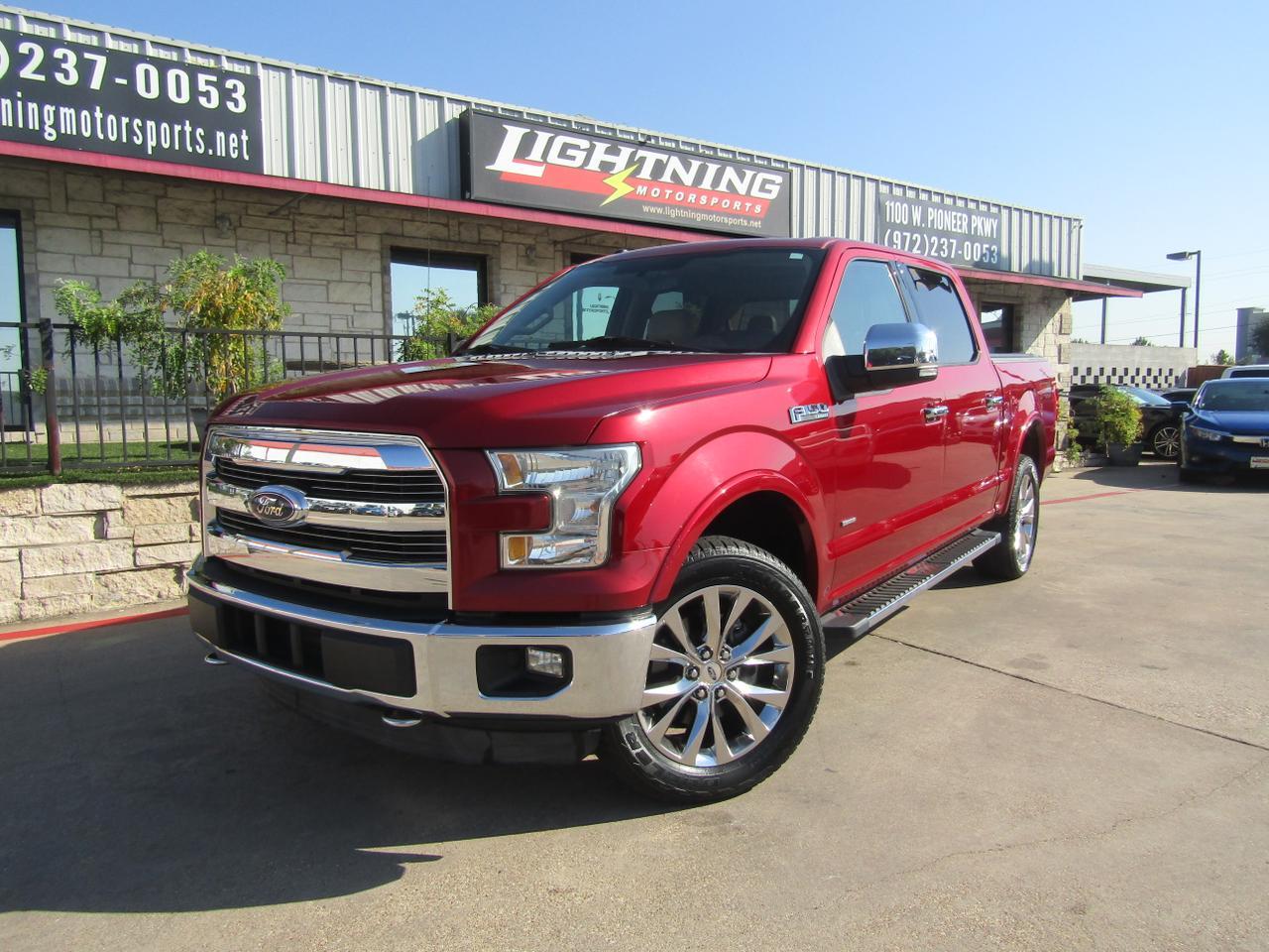 2015 Ford F-150 4WD SuperCrew 145 Lariat Grand Prairie TX
