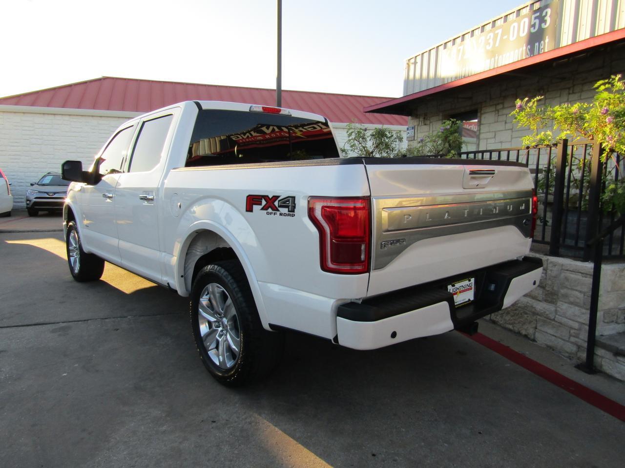 2015 Ford F-150 4WD SuperCrew 145 Platinum Grand Prairie TX