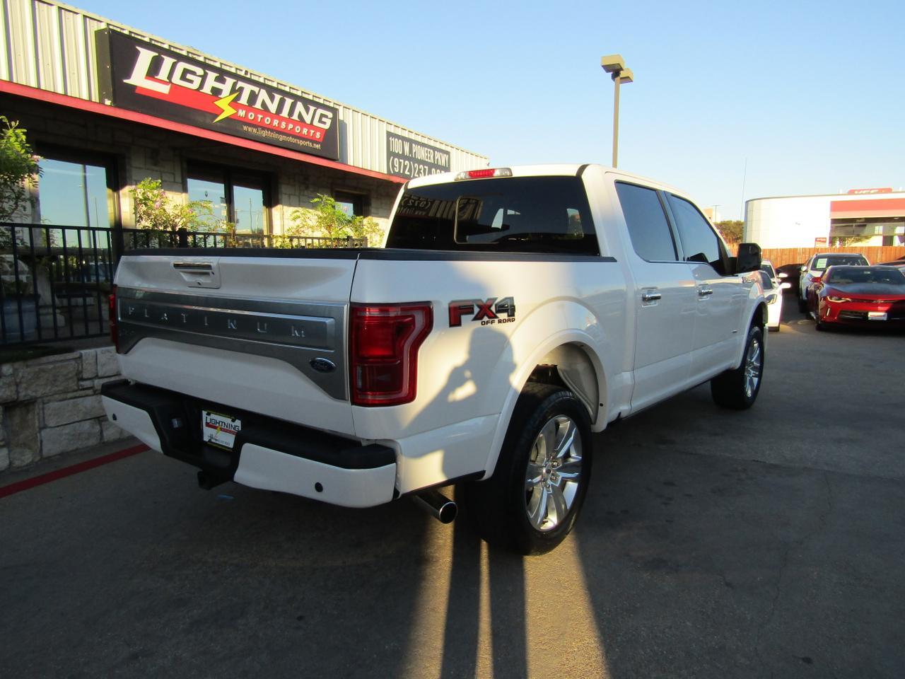 2015 Ford F-150 4WD SuperCrew 145 Platinum Grand Prairie TX
