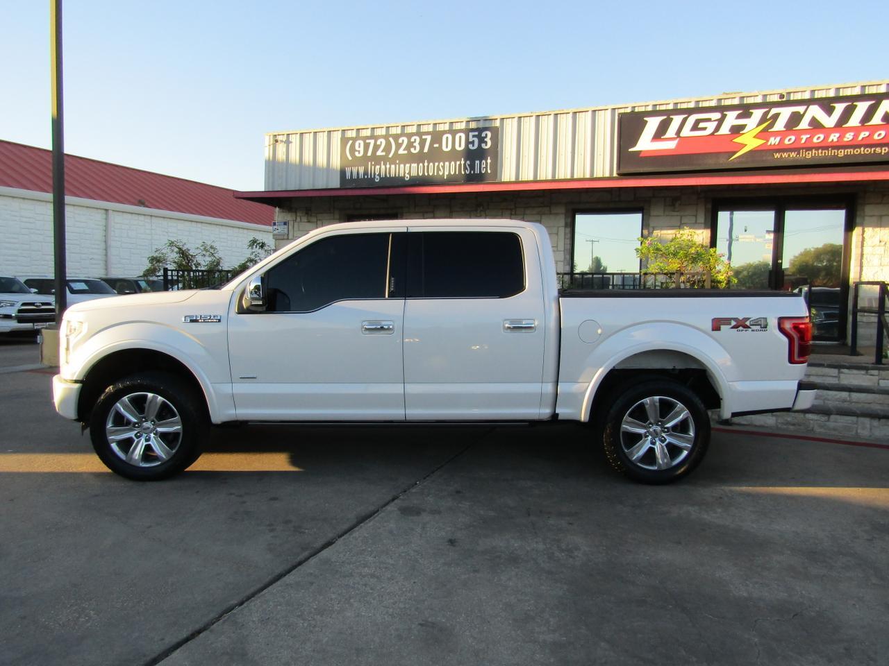 2015 Ford F-150 4WD SuperCrew 145 Platinum Grand Prairie TX