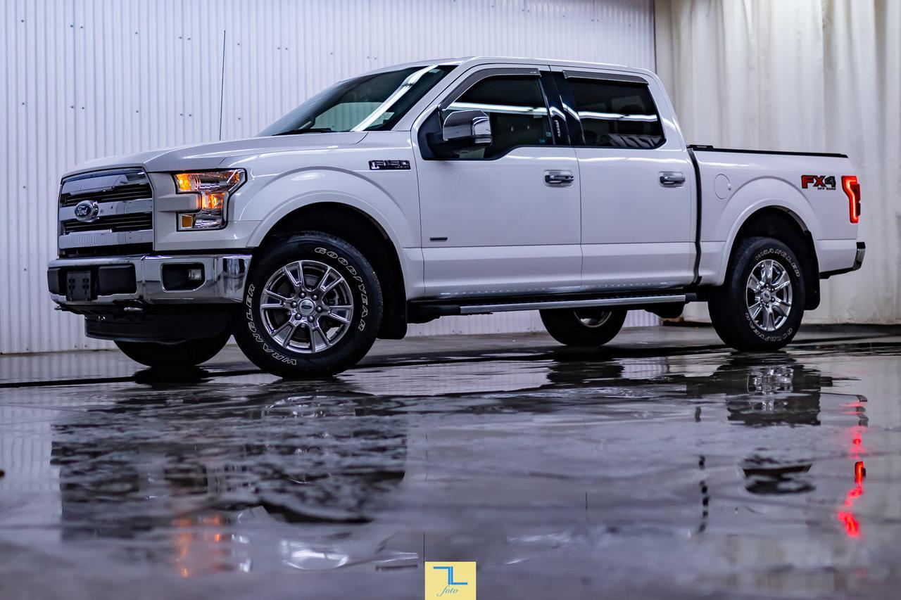 2015 Ford F-150 4x4 Super Crew Lariat FX4 Leather Nav BCam Red Deer AB