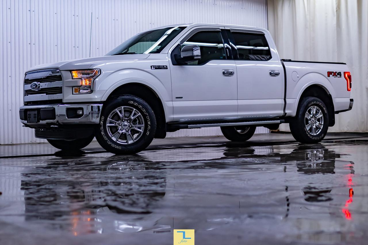 2015 Ford F-150 4x4 Super Crew Lariat FX4 Leather Nav BCam Red Deer AB