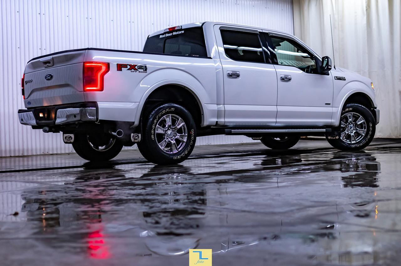 2015 Ford F-150 4x4 Super Crew Lariat FX4 Leather Nav BCam Red Deer AB