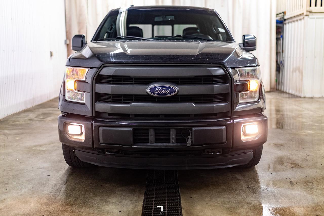 2015 Ford F-150 4x4 Super Crew Lariat FX4 Leather Roof BCam Red Deer AB