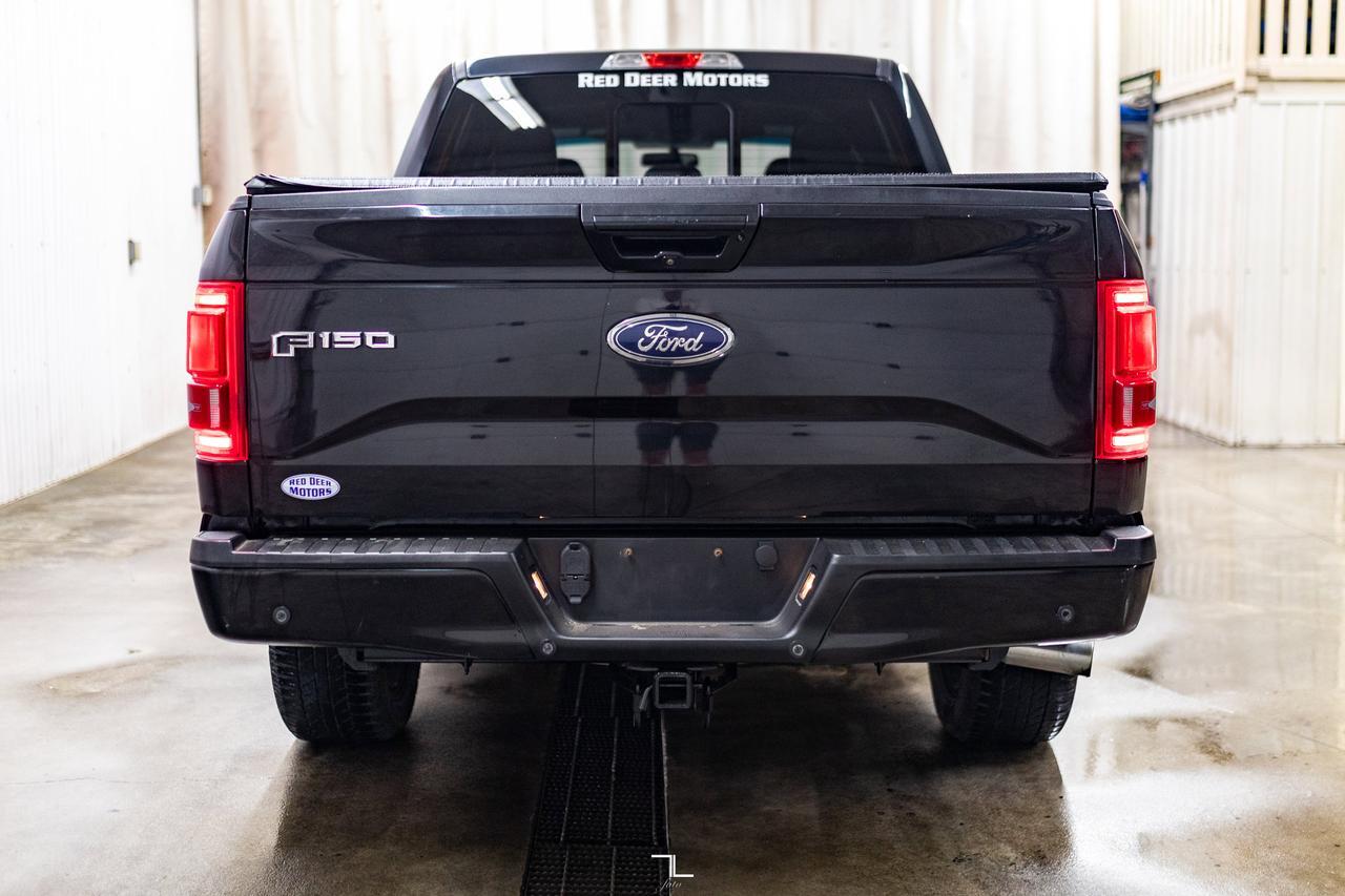 2015 Ford F-150 4x4 Super Crew Lariat FX4 Leather Roof BCam Red Deer AB