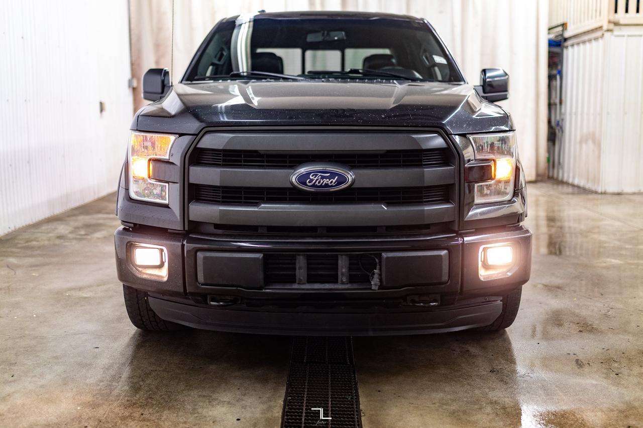 2015 Ford F-150 4x4 Super Crew Lariat FX4 Leather Roof BCam Red Deer AB