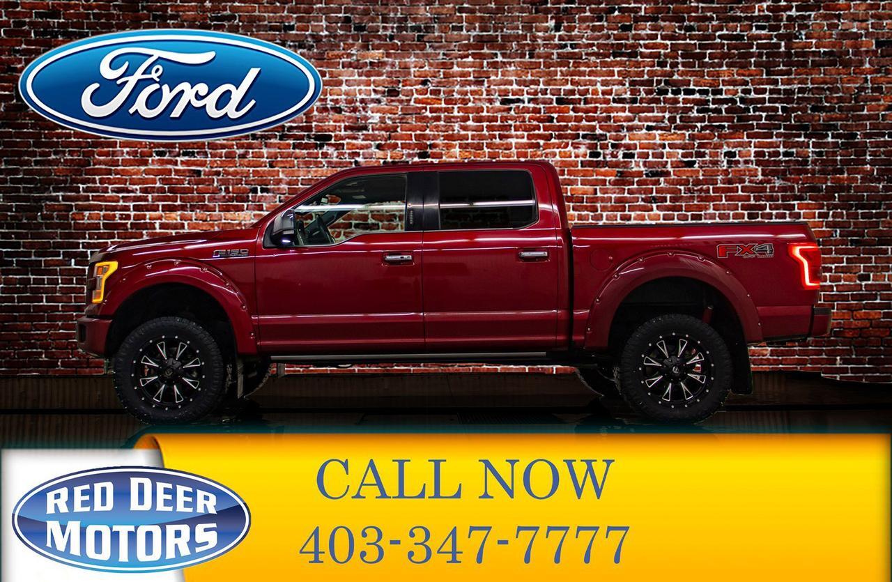 2015 Ford F-150 4x4 Super Crew Platinum FX4 Leather Roof Nav