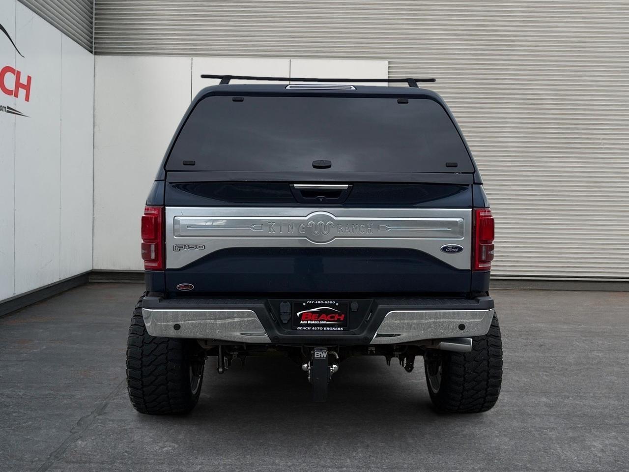 2015 Ford F-150 King Ranch, HEATED AND VENTILATED FRONT SEATS, 2ND ROW SEATS HEATED, BACKUP CAMERA, REAR SLIDING WINDOW, NAVIGATION, UNIVERSAL GARAGE DOOR OPENER, REMOTE START, TAILGATE STEP, 4X4, TOW HOOKS, TWIN PANEL MOONROOF, GENUINE WOOD ACCENTS, TRUCK THIS CLEA Norfolk VA