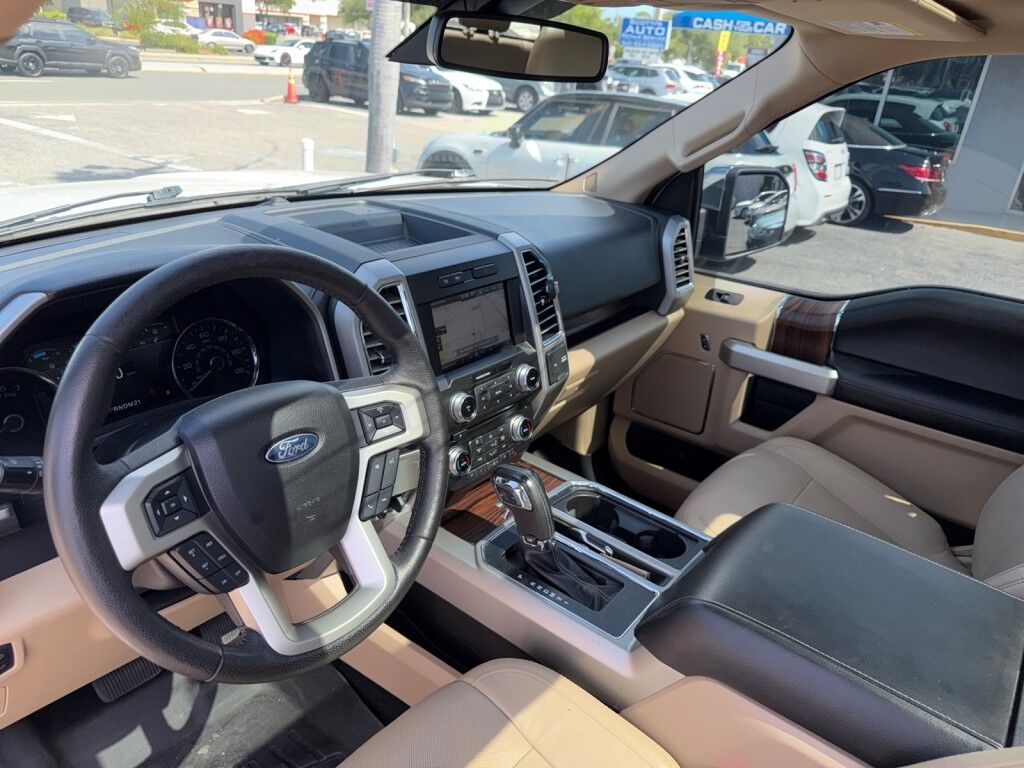 2015 Ford F-150 LARIAT~CLEAN CARFAX~TRAILER BRAKE~BED COVER~LEATHER~NAVIGATION~POWER REAR SLIDING WINDOW~ONLINE FINANCE AND SHIPPING AVAILABLE!!!!