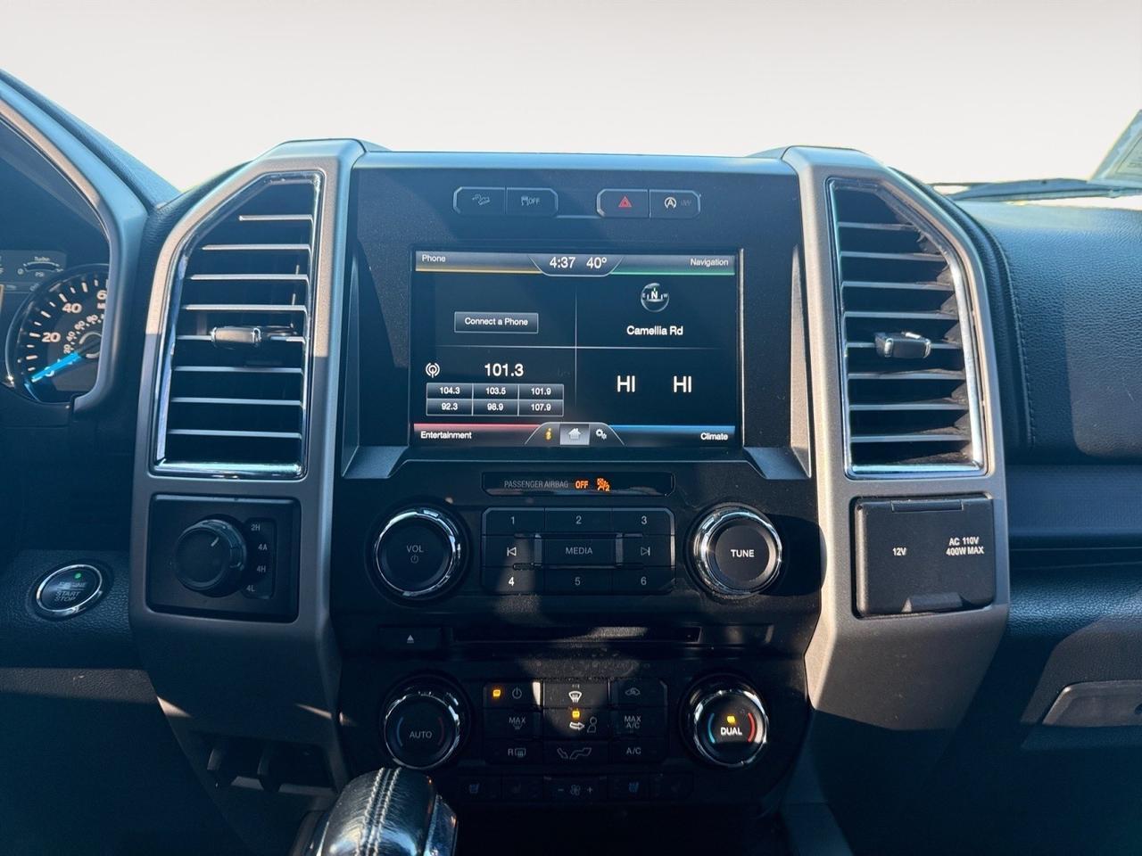 2015 Ford F-150 Lariat, HEATED AND VENTILATED SEATS, BLUETOOTH, POWER FOLDING MIRRORS, REMOTE START, BED LINER, TONNEAU COVER, 4X4, POWER SLIDING REAR WINDOW, CLEAN CARFAX, LOW MILES! Norfolk VA