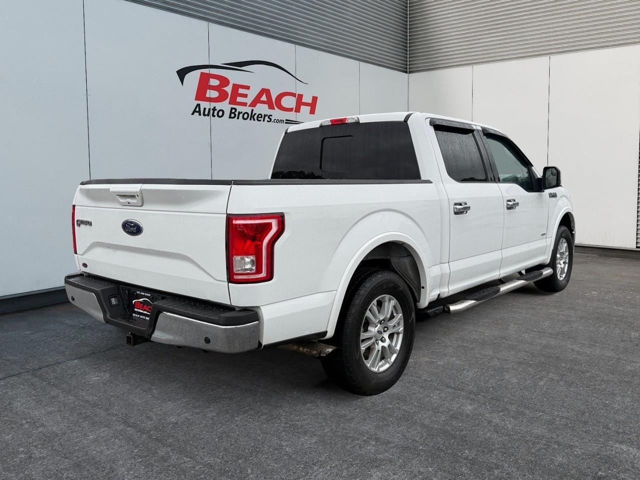 2015 Ford F-150 Lariat, HEATED/VENTILATED SEATS, BLUETOOTH, BED LINER, RUNNING BOARDS, TOW PACKAGE, POWER SLIDING REAR WINDOW, BACKUP CAMERA, POWER FOLDING MIRRORS, CLEAN CARFAX! Norfolk VA