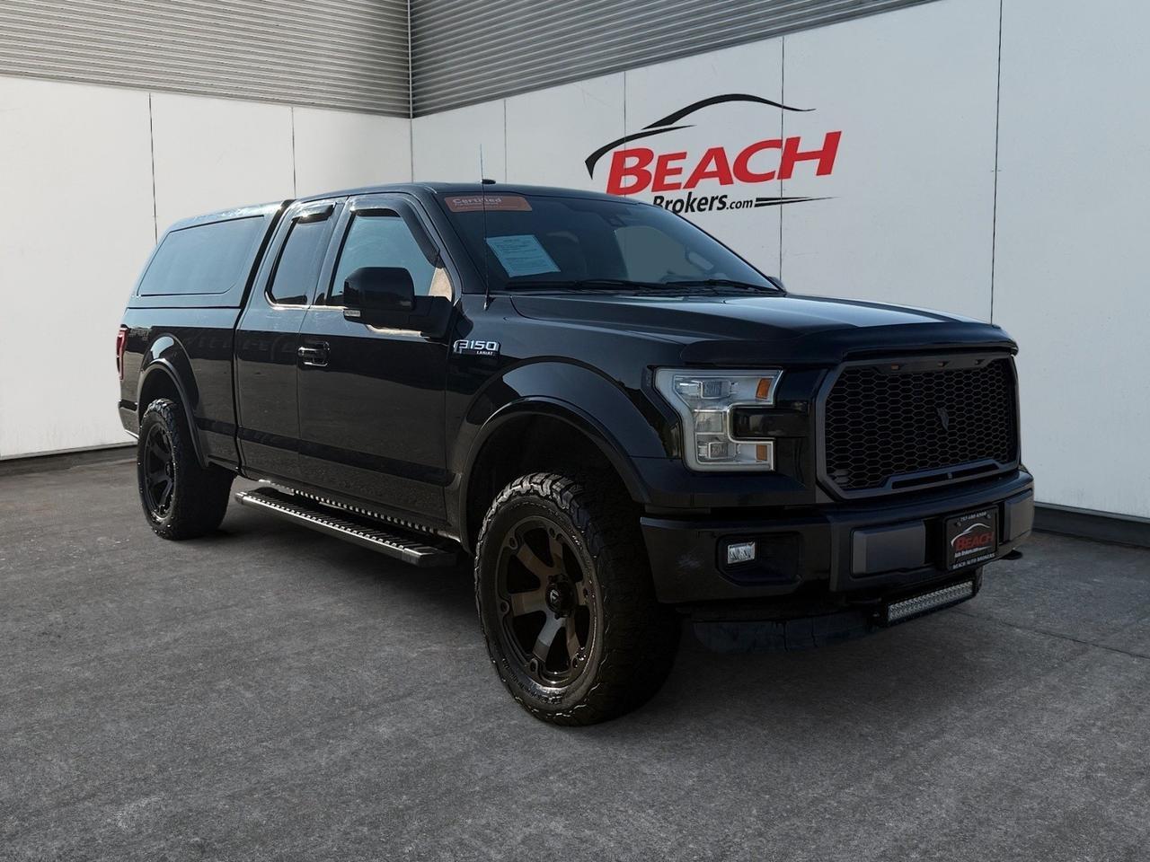 2015 Ford F-150 Lariat, TOW HOOKS, POWER SLIDING REAR WINDOW, HEATED AND VENTILATED FRONT SEATS, MEMORY SEAT, POWER FOLD MIRRORS, HEATED MIRRORS, BACKUP CAMERA, LOW MILES! Norfolk VA