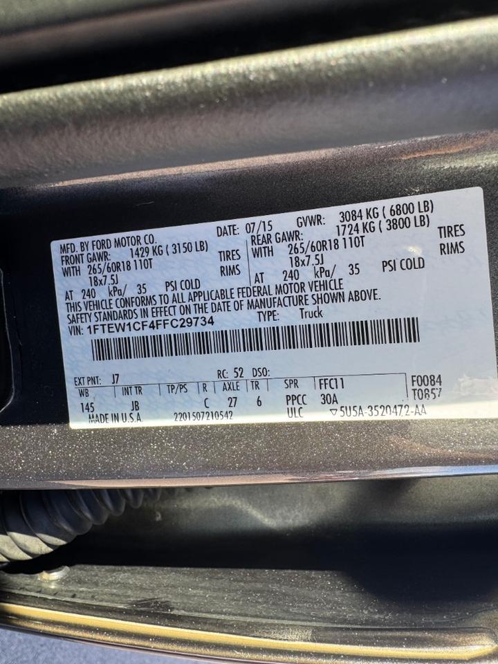 2015 Ford F-150 XLT Austin TX