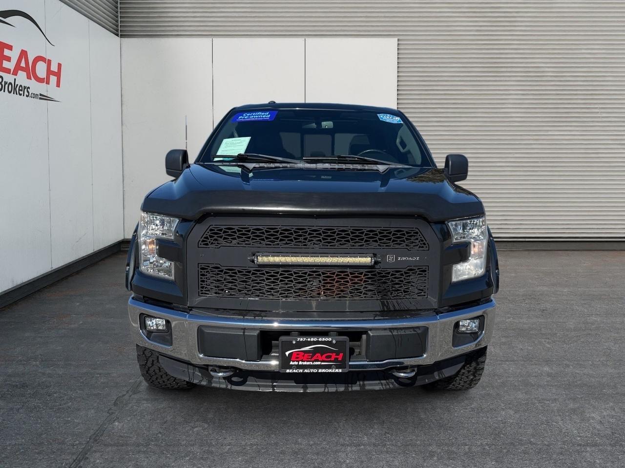 2015 Ford F-150 XLT, MOONROOF, HEATED SEATS, BACKUP CAMERA, POWER SLIDING REAR WINDOW, POWER MIRRORS, RUNNING BOARDS, BED LINER, TONNEAU COVER, TOW PACKAGE, KEYLESS ENTRY, ONLY 1 OWNER, CLEAN CARFAX!