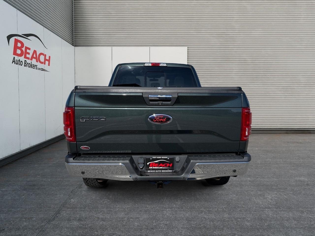 2015 Ford F-150 XLT, MOONROOF, HEATED SEATS, BACKUP CAMERA, POWER SLIDING REAR WINDOW, POWER MIRRORS, RUNNING BOARDS, BED LINER, TONNEAU COVER, TOW PACKAGE, KEYLESS ENTRY, ONLY 1 OWNER, CLEAN CARFAX! Norfolk VA