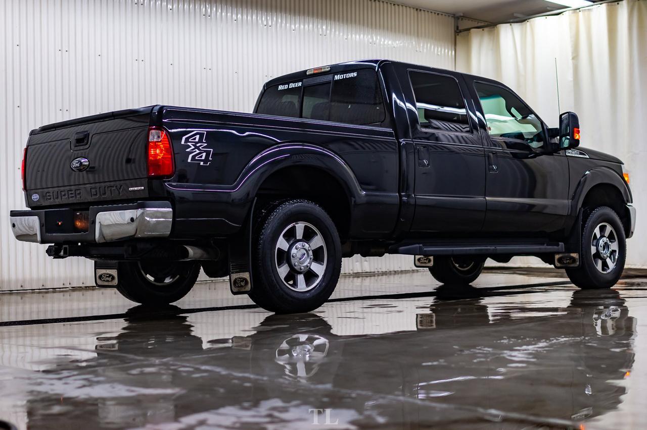 2015 Ford F-250 4x4 Crew Cab Lariat Leather Roof Nav BCam Red Deer AB