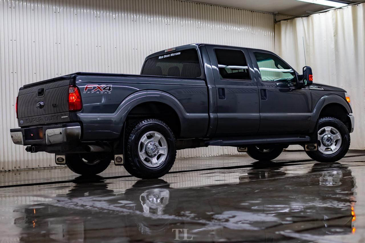 2015 Ford F-250 4x4 Crew Cab XLT FX4 BCam Red Deer AB