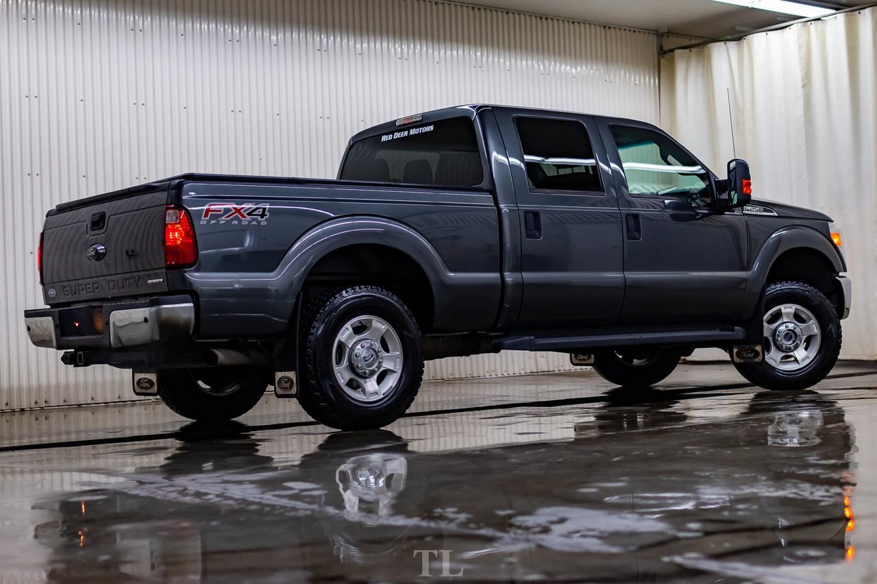 2015 Ford F-250 4x4 Crew Cab XLT FX4 BCam Red Deer AB