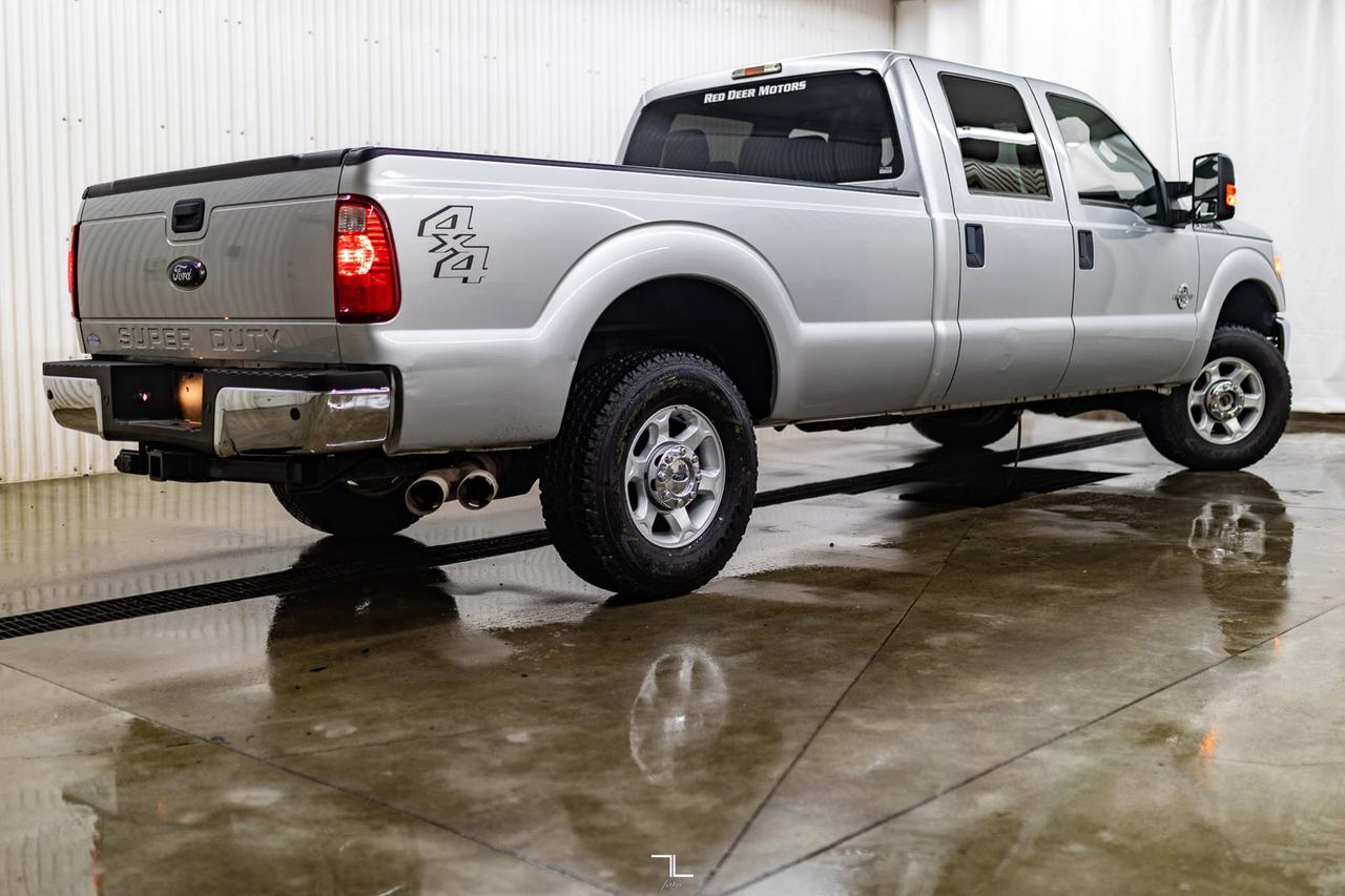 2015 Ford F-250 4x4 Crew Cab XLT Longbox Diesel Red Deer AB