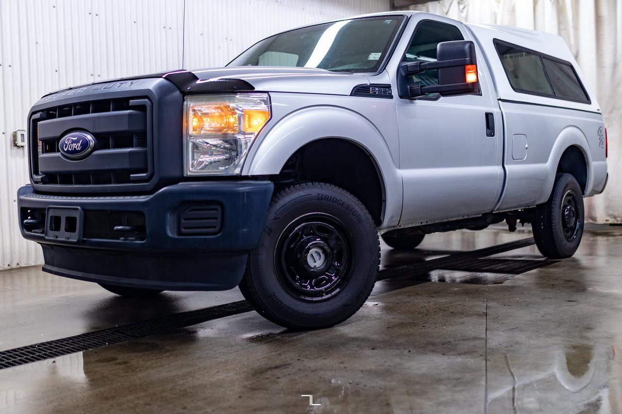 2015 Ford F-250 4x4 Reg Cab XL Longbox Topper Red Deer AB