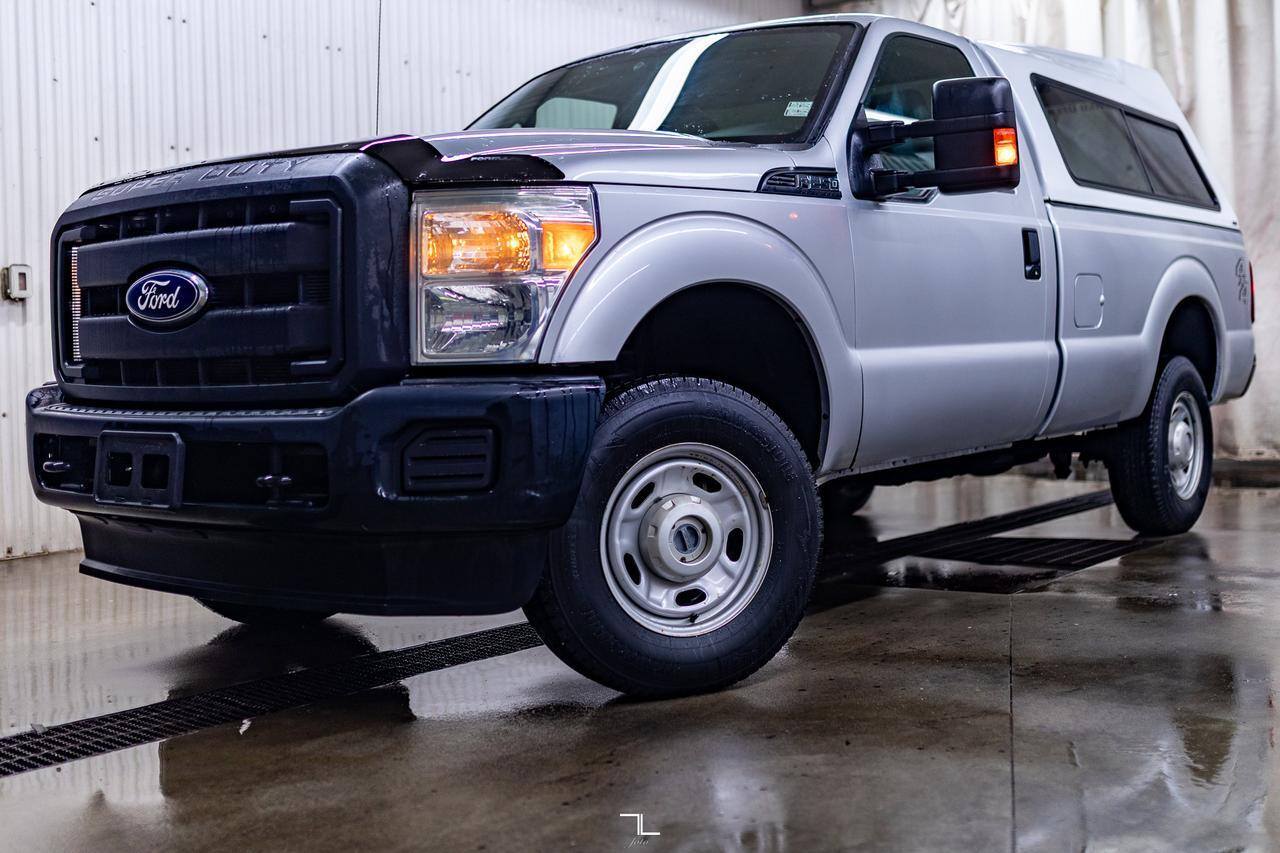 2015 Ford F-250 4x4 Reg Cab XL Longbox Topper Red Deer AB