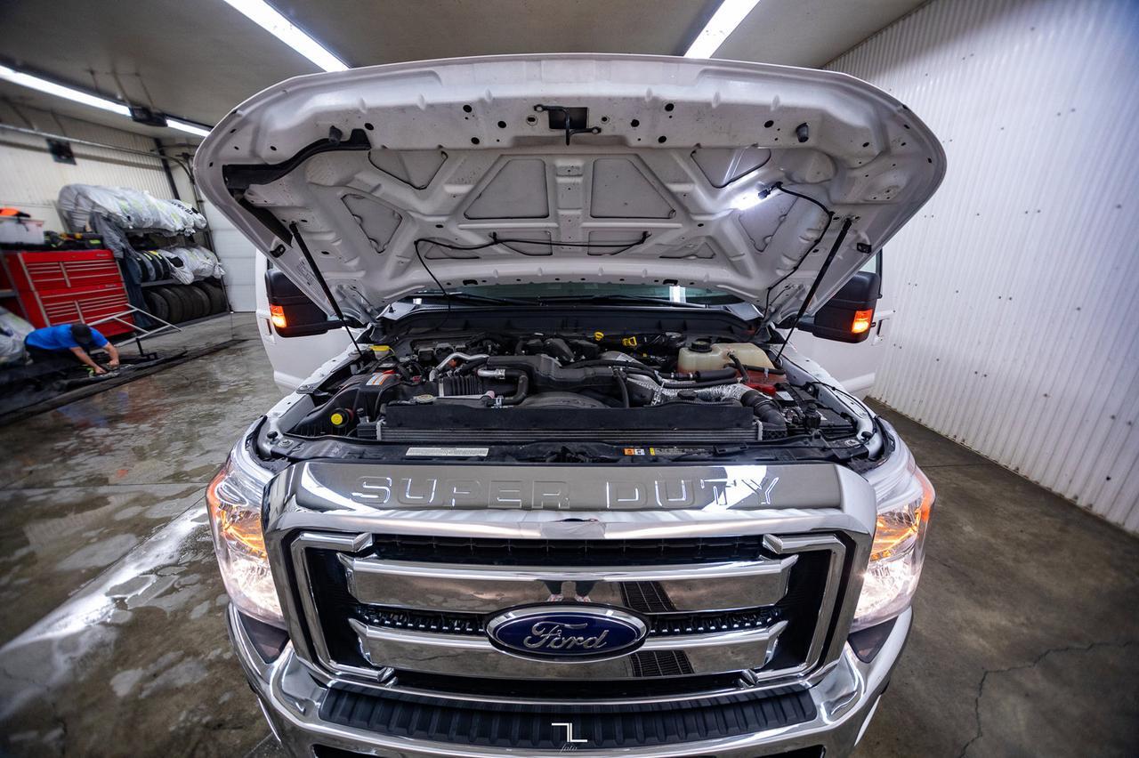 2015 Ford F-350 4x4 Crew Cab Lariat FX4 Diesel Leather Roof Nav BCam Red Deer AB