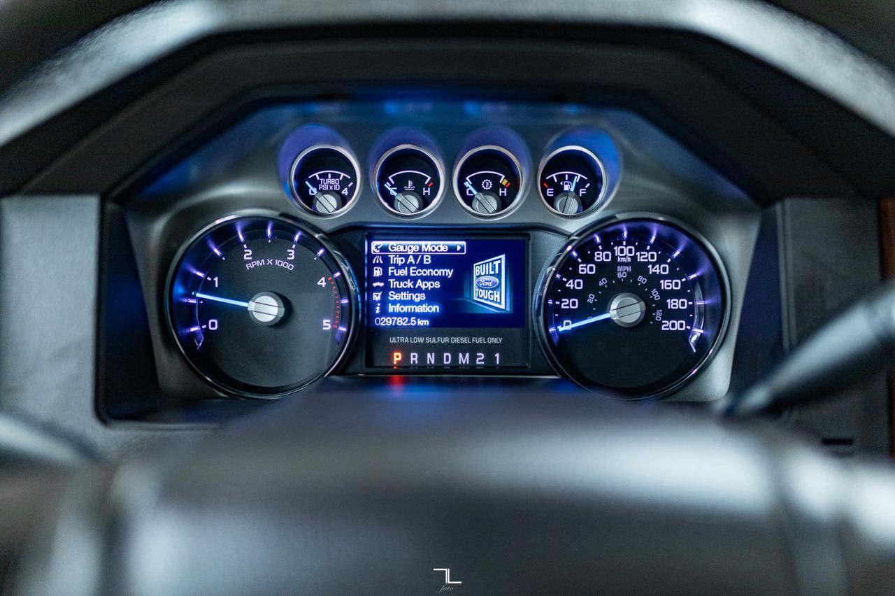 2015 Ford F-350 4x4 Crew Cab Lariat FX4 Diesel Leather Roof Nav BCam Red Deer AB